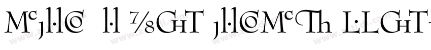 BernhardModernBT Rom字体转换